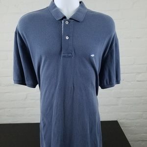 SOUTHER TIDE Blue Cotton Skipjack Polo Sz XL